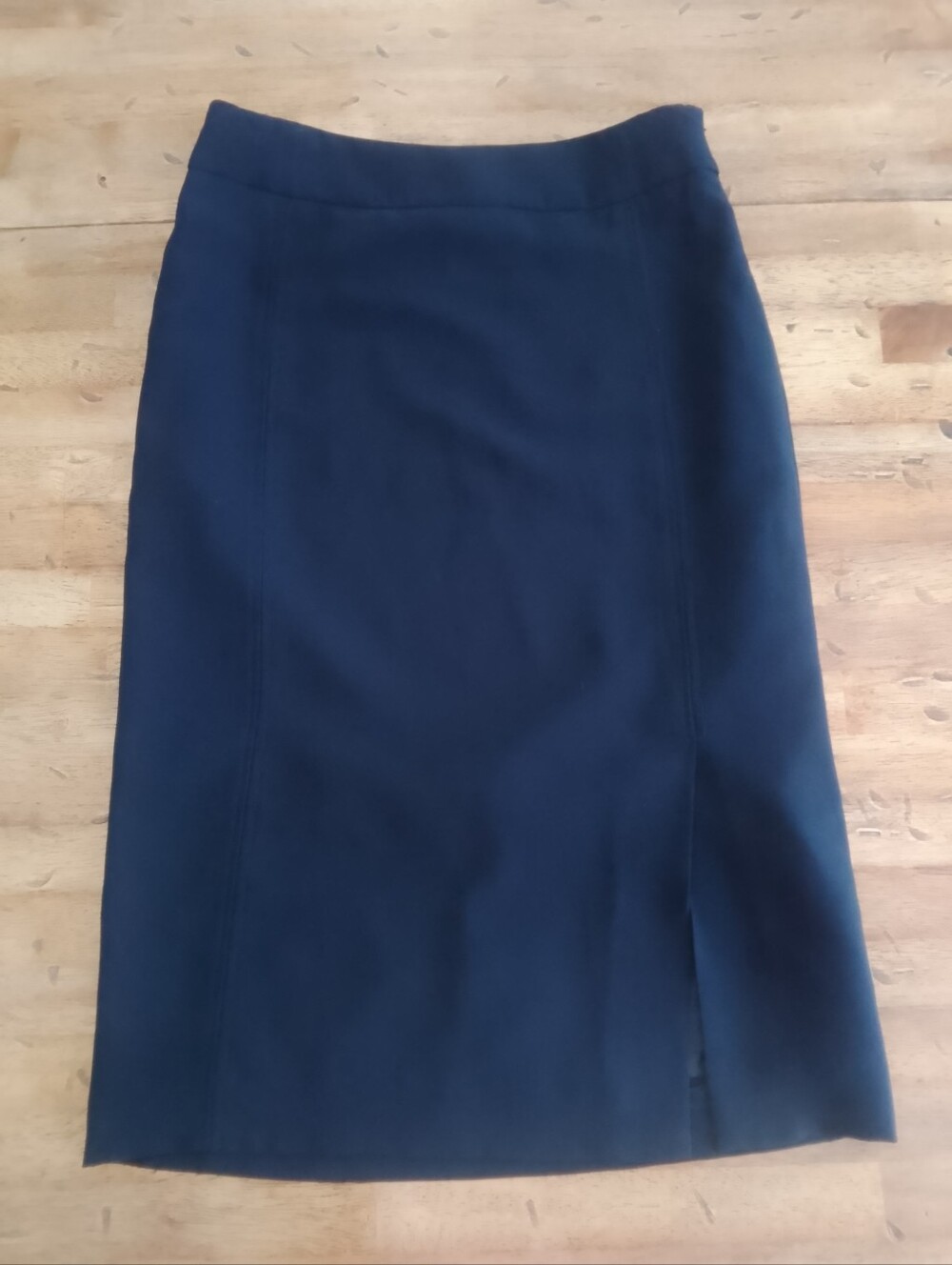 Pendleton Navy Pencil Skirt with Front Slit Sz.4